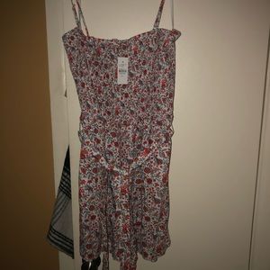 Loft Smocked Floral Romper